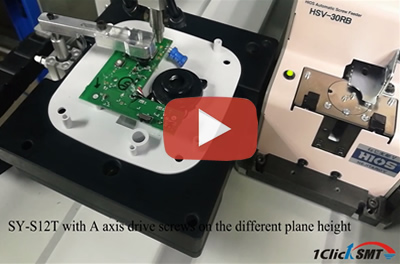 SY-S12T with A axis drive screws on different plane height